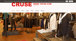 Desktop Screenshot of mode-cruse.com